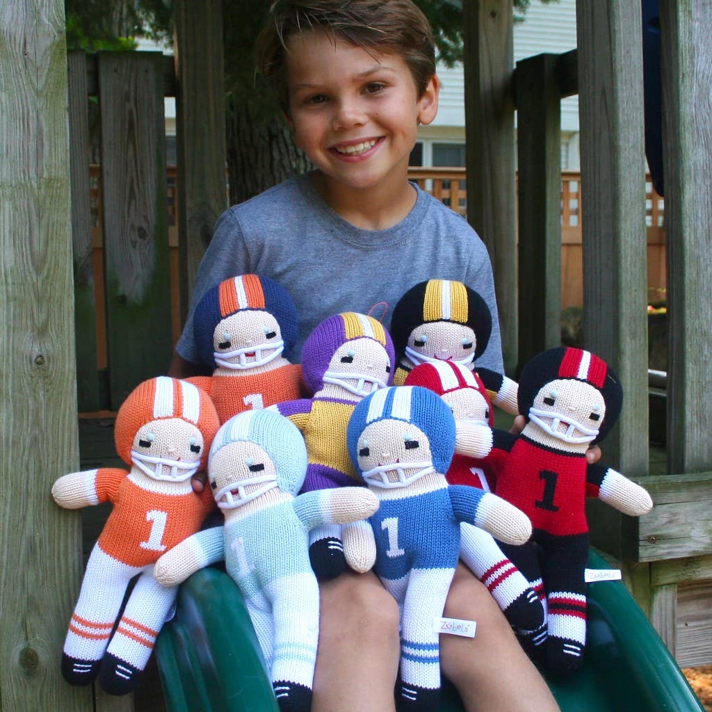 Football Player Knit Dolls - McGough Twins