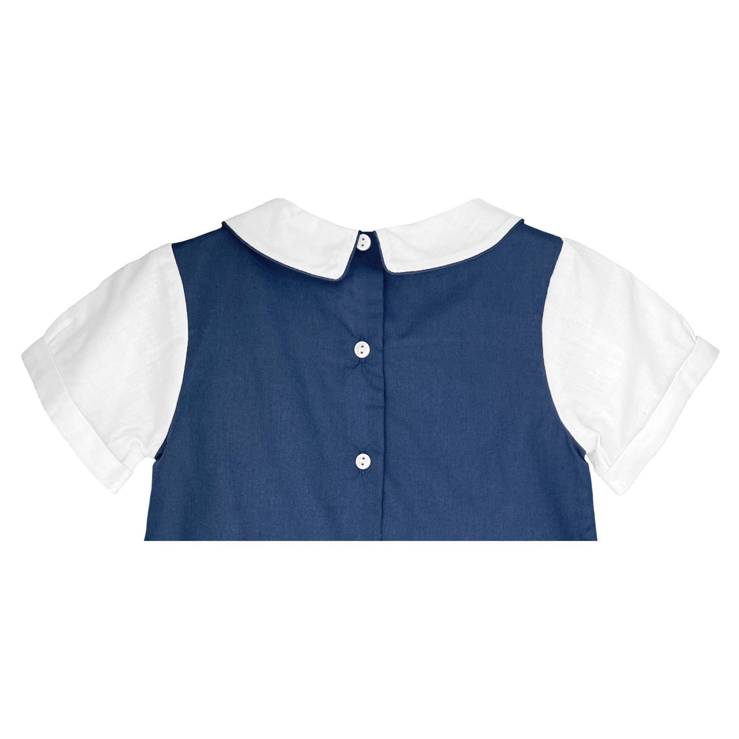 Shortall with Pintucks and Side Tabs