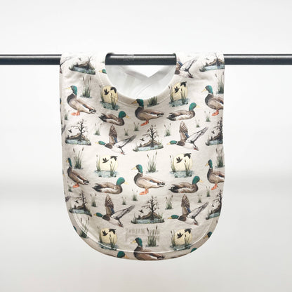 Mallard Duck Baby Bib -Gift New Baby Arrival Shower Birthday