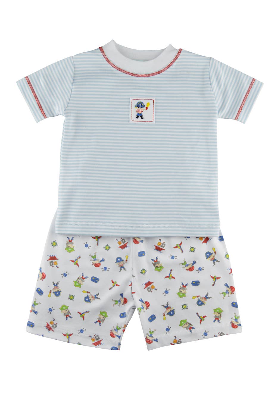 Baby Boy's Pirate Shorts Set