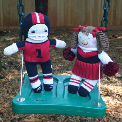 Football Player Knit Dolls - McGough Twins