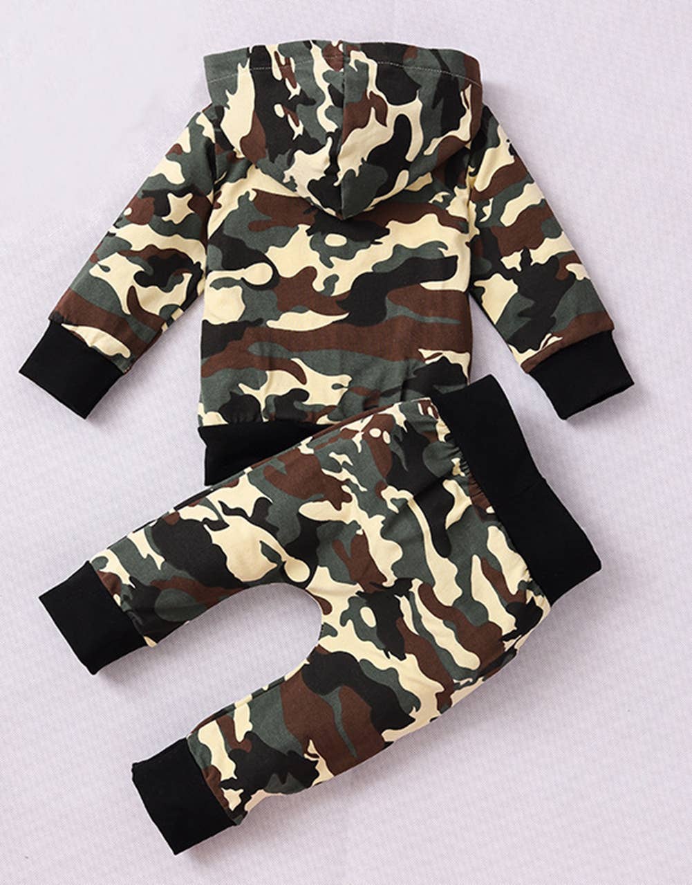 Camouflage Baby Hooded Jacket and Pants