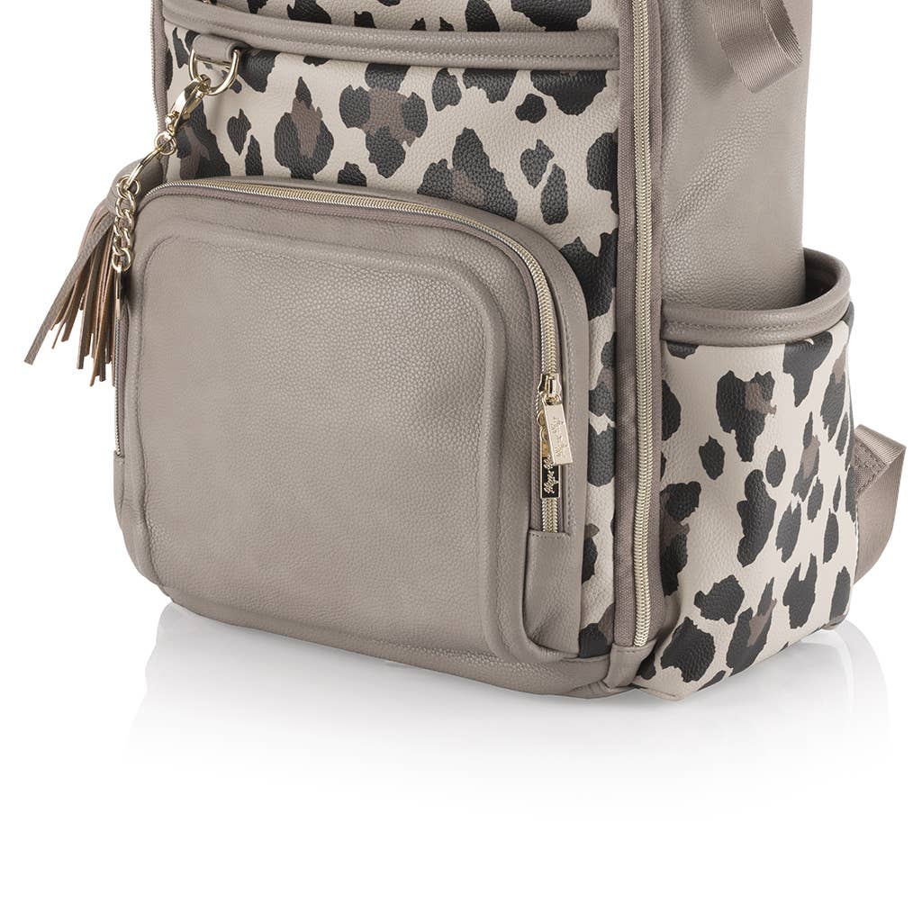 Leopard Boss Plus™ Backpack Diaper Bag - Gilliam Baby