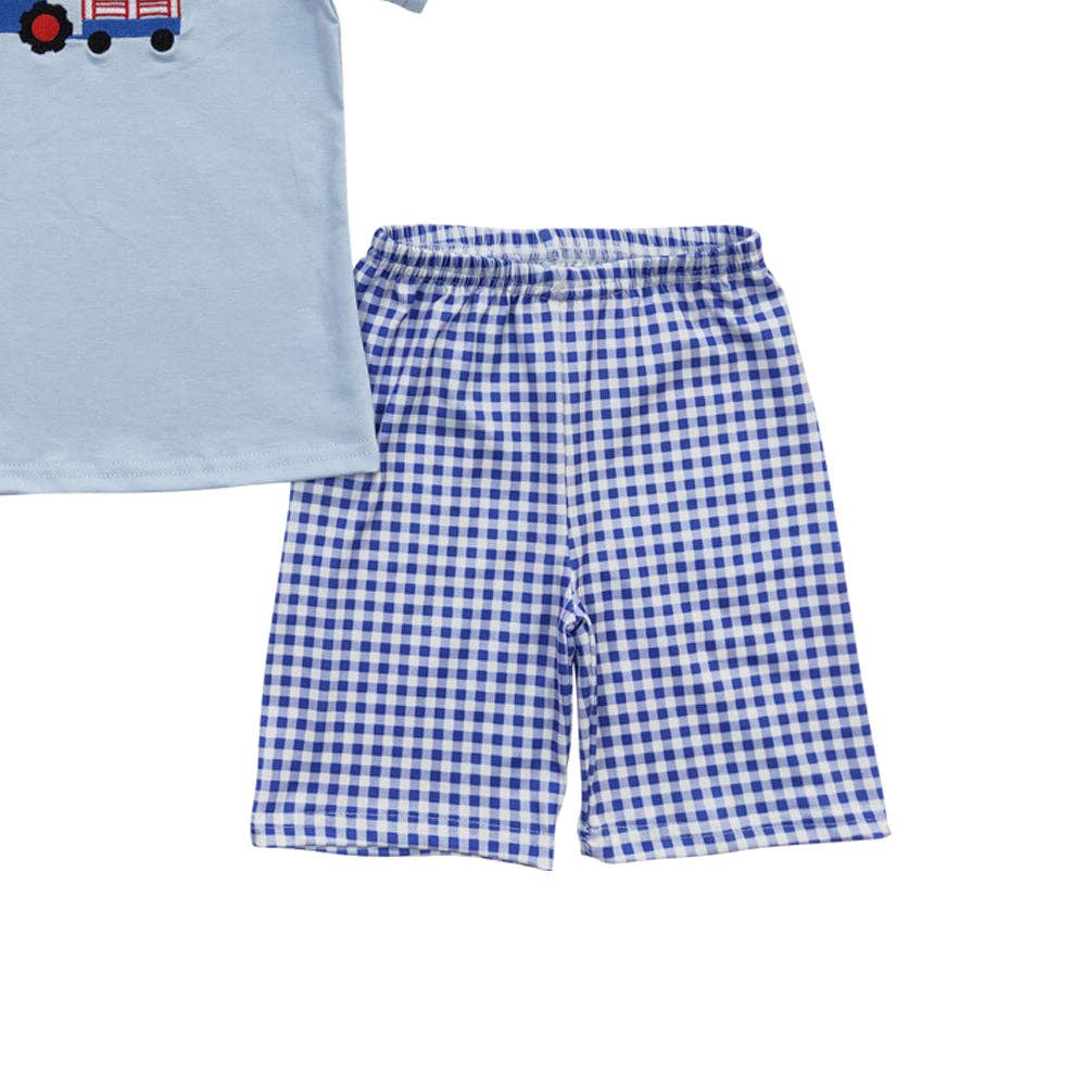 Baby Boys 4th Of July Dog Shorts Clothes Sets