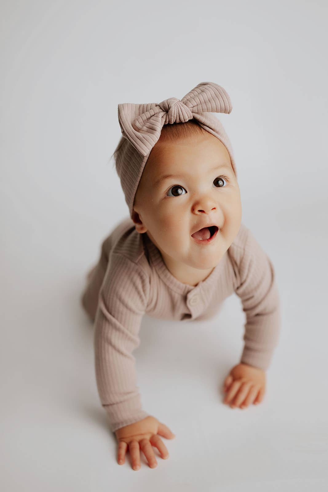 Baby Ribbed Playsuit with Pockets and Bow