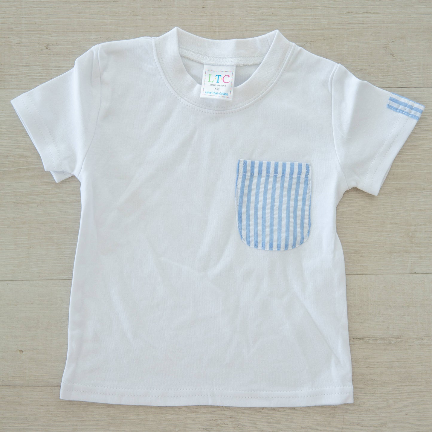 Boys Short Sleeve Pocket Tee