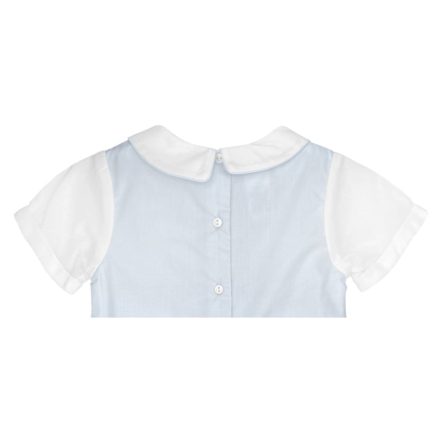 Shortall with Pintucks and Side Tabs