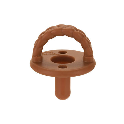 Sweetie Soother™ Silicone Pacifier Set of 3 Coffee & Cream