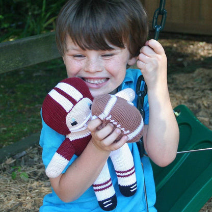 Football Player Knit Dolls - McGough Twins