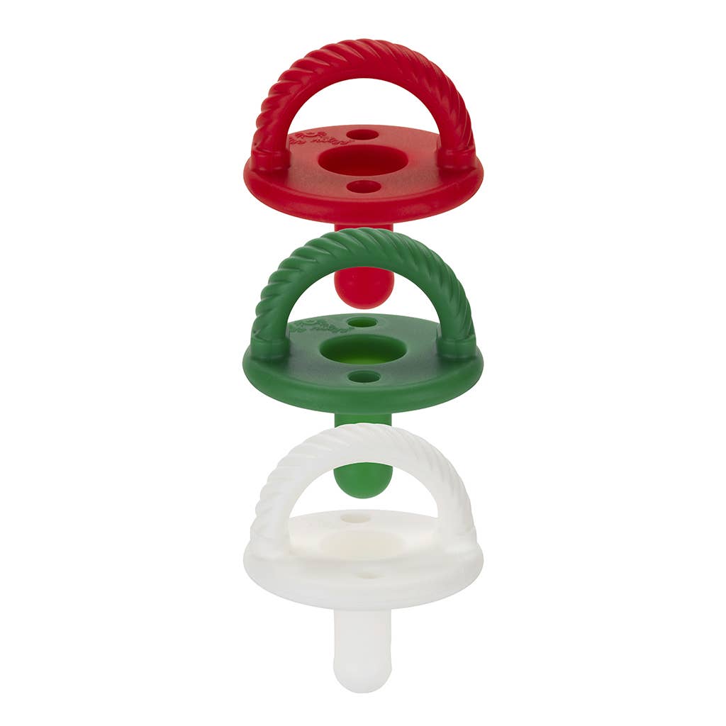 Sweetie Soother™ Cable Pacifier Set of 3 Holiday