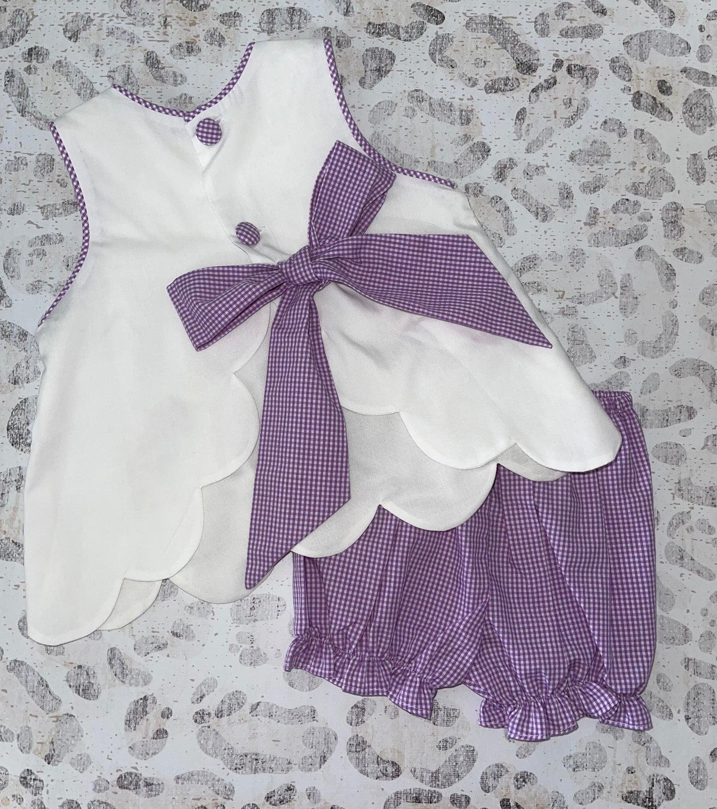 Remember Nguyen White & Purple Unicorn Outfit