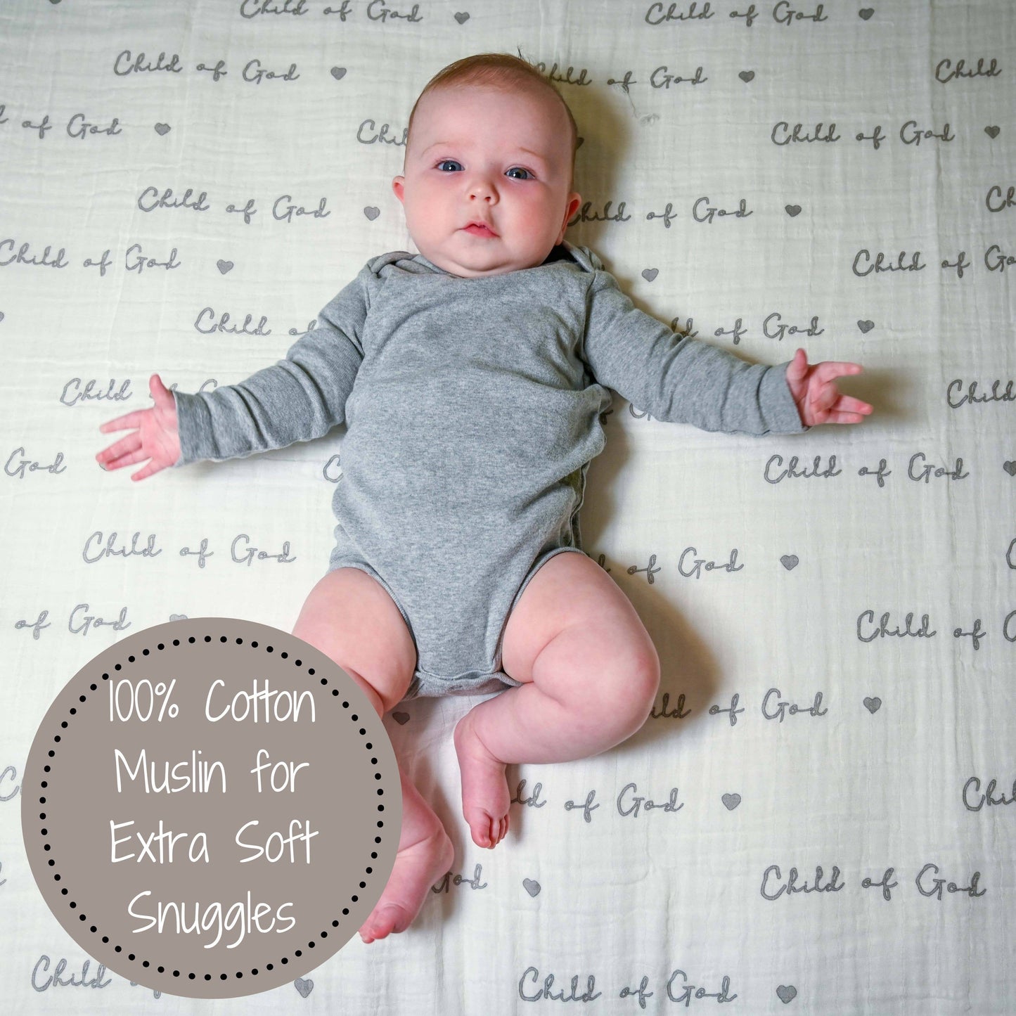 Child of God Baby Blanket - McGough Twins