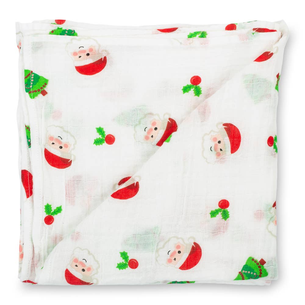 Santa Claus is Coming to Town Christmas Baby Swaddle Blanket