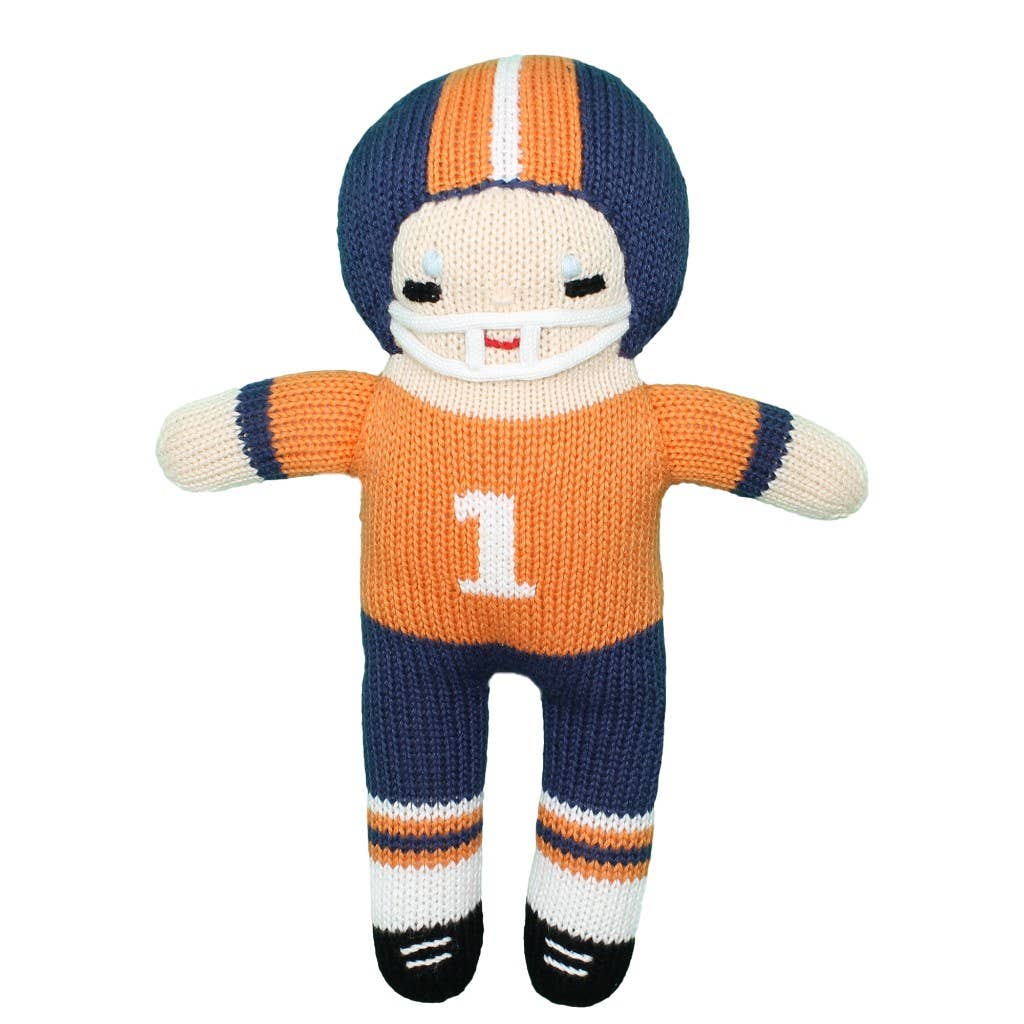 Football Player Knit Dolls - McGough Twins