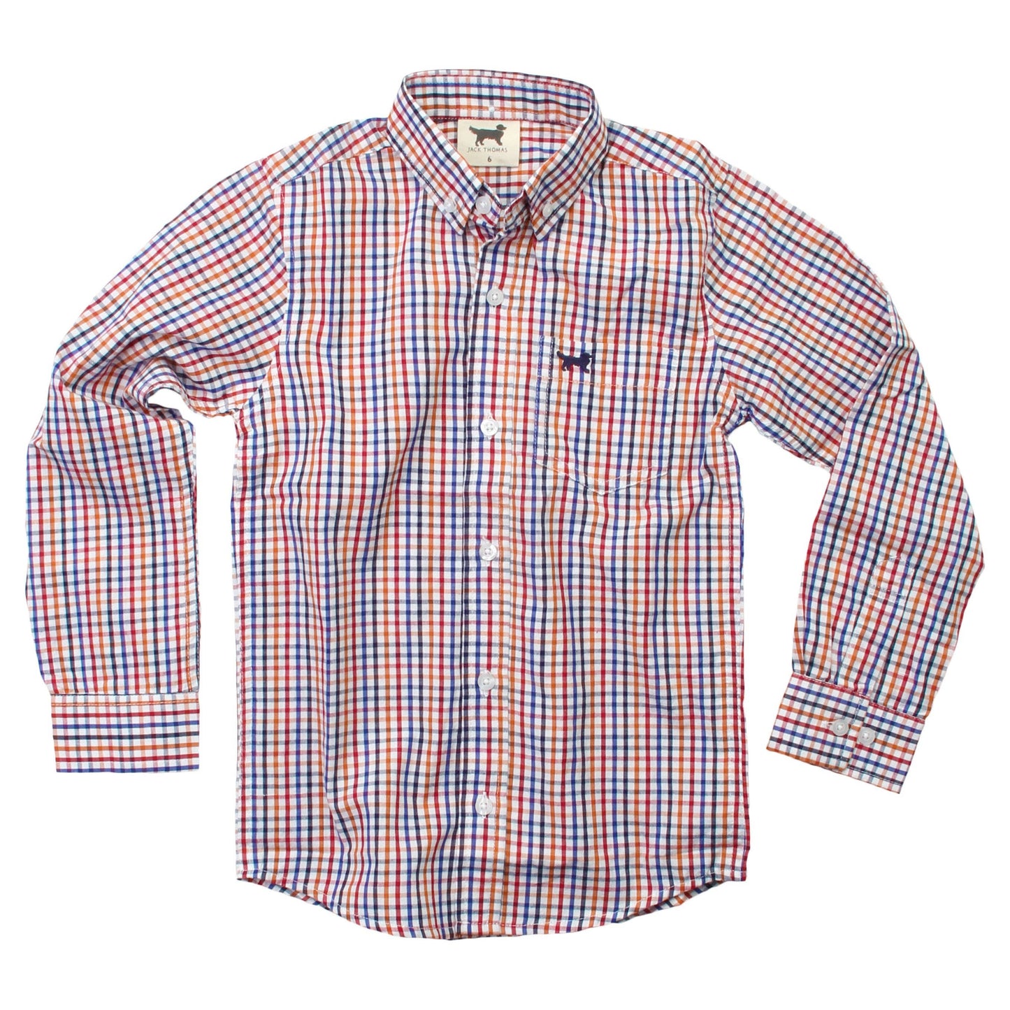 Jack Thomas L/S Buttoned Down Shirt/Red