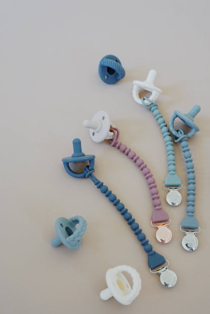 Sweetie Strap™ Silicone One-Piece Pacifier Clips