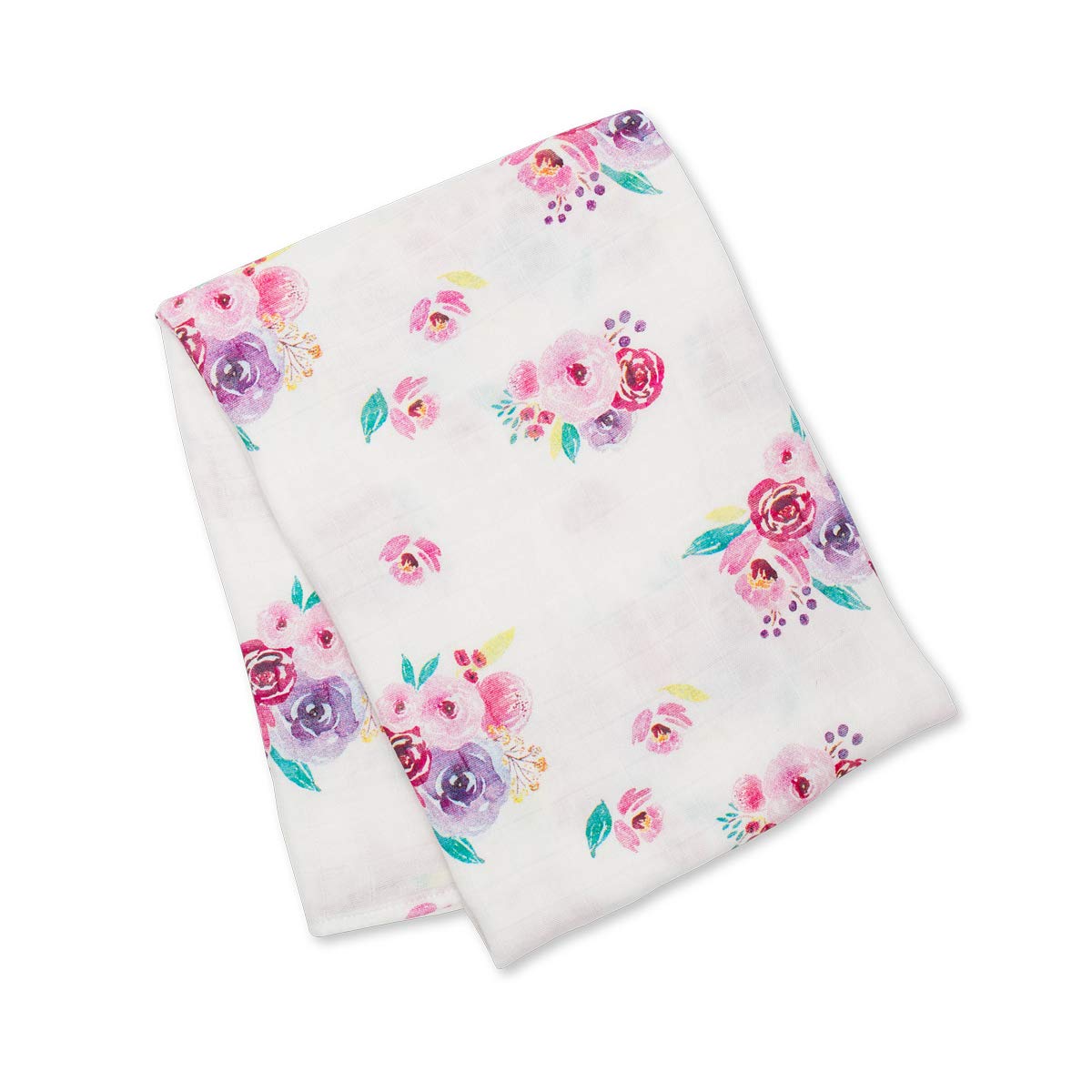 Lulujo Floral Swaddle Blanket