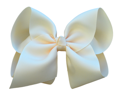 4 inch Solid Grosgrain Bow