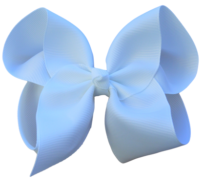 4 inch Solid Grosgrain Bow