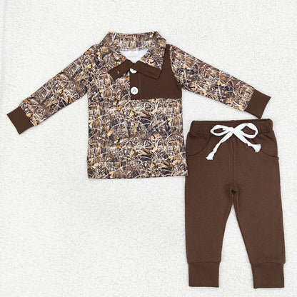 Camo & Brown Outfit Set