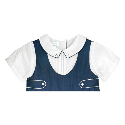 Shortall with Pintucks and Side Tabs