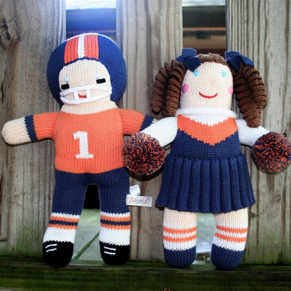 Football Player Knit Dolls - McGough Twins