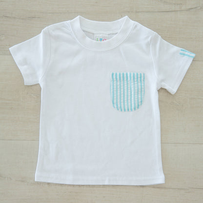 Boys Short Sleeve Pocket Tee