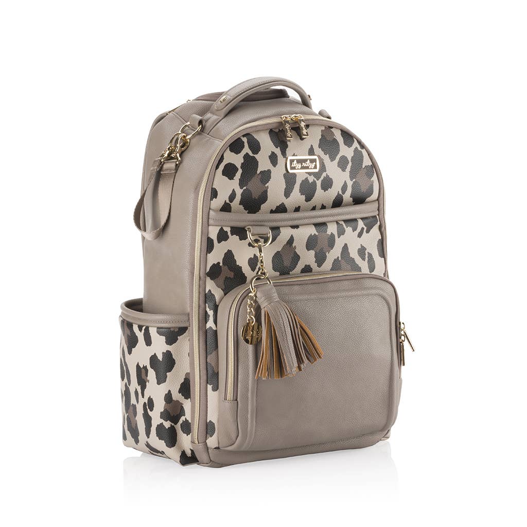 Leopard Boss Plus™ Backpack Diaper Bag - Gilliam Baby