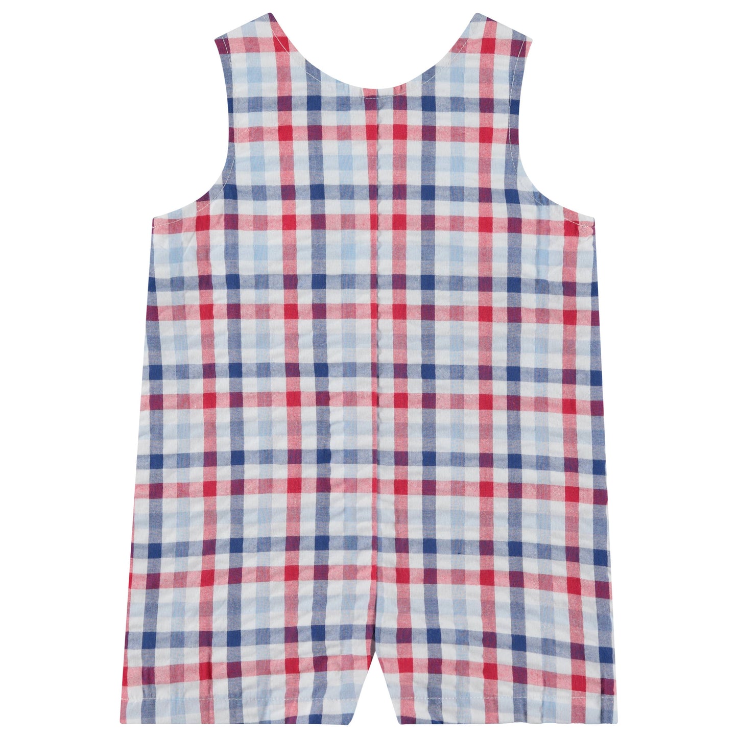 Good Lad Newborn/Infant Boys Seersucker Shortall