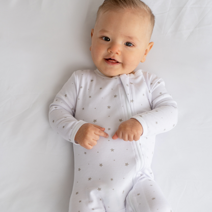 Baby Bamboo Pajamas w/ DreamCuffs - Prints