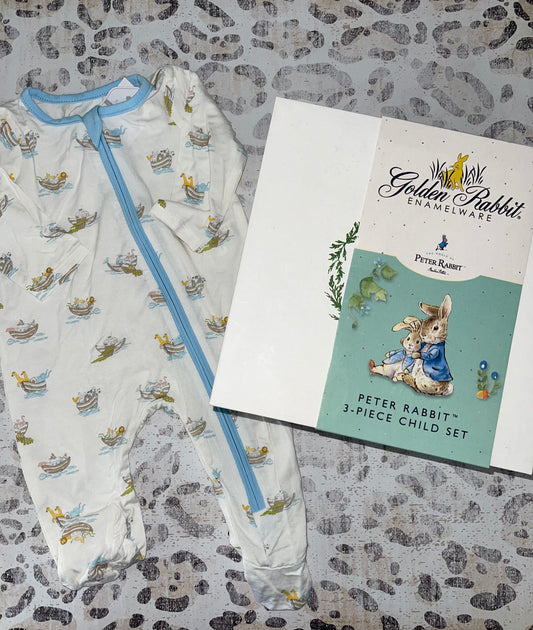 Peter Rabbit Enamelware Set & MP Noah’s Ark Sleeper