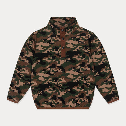 Toddler Fleece Jacket, Boys, Kids Fleece Lightweight Camo Jacket