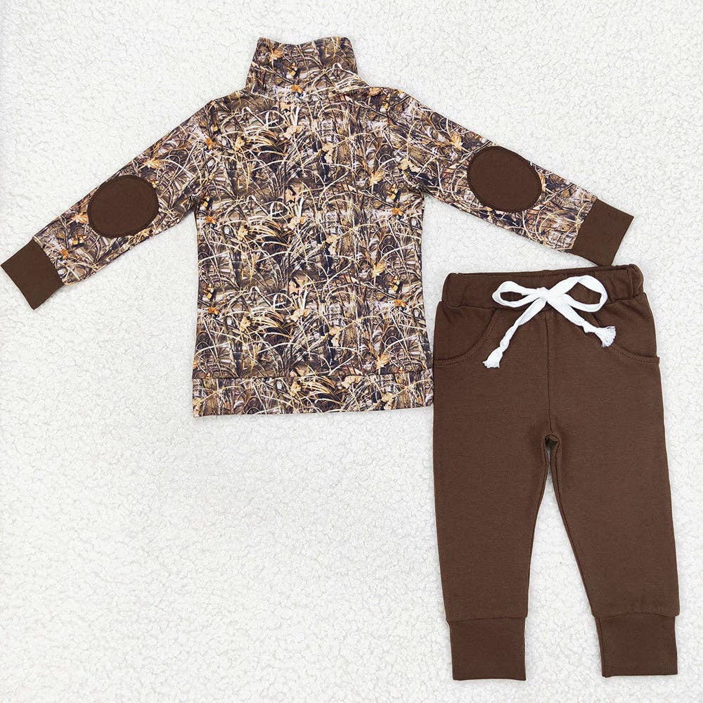 Camo & Brown Outfit Set