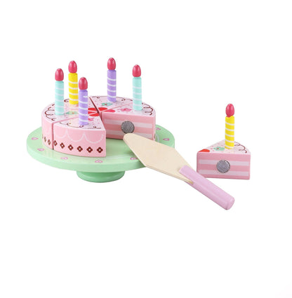 Birthday Cake wooden slicing game