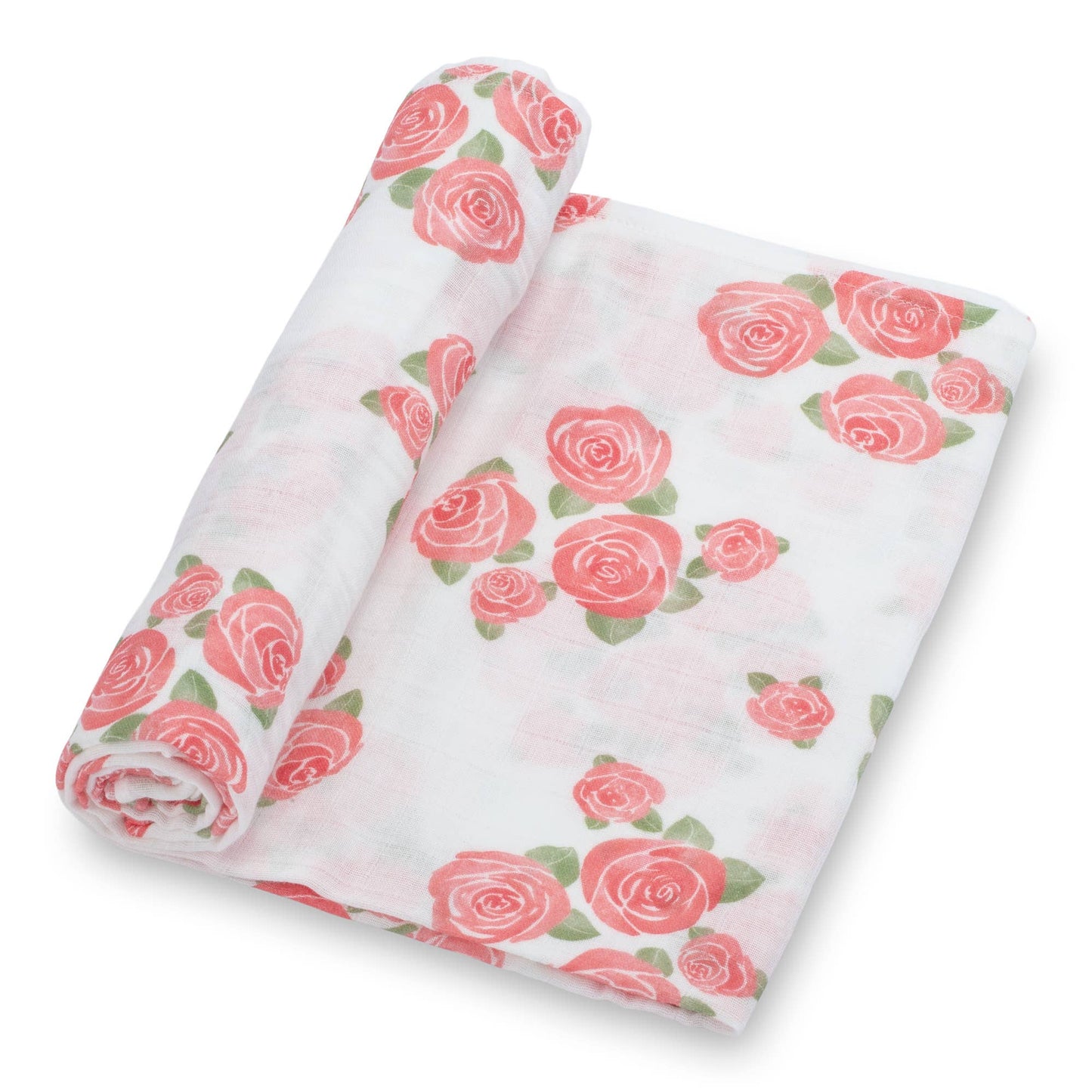 Blooming Elegance Baby Swaddle Blanket