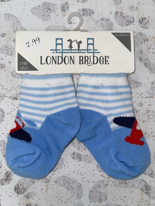 London Bridge Plane Socks