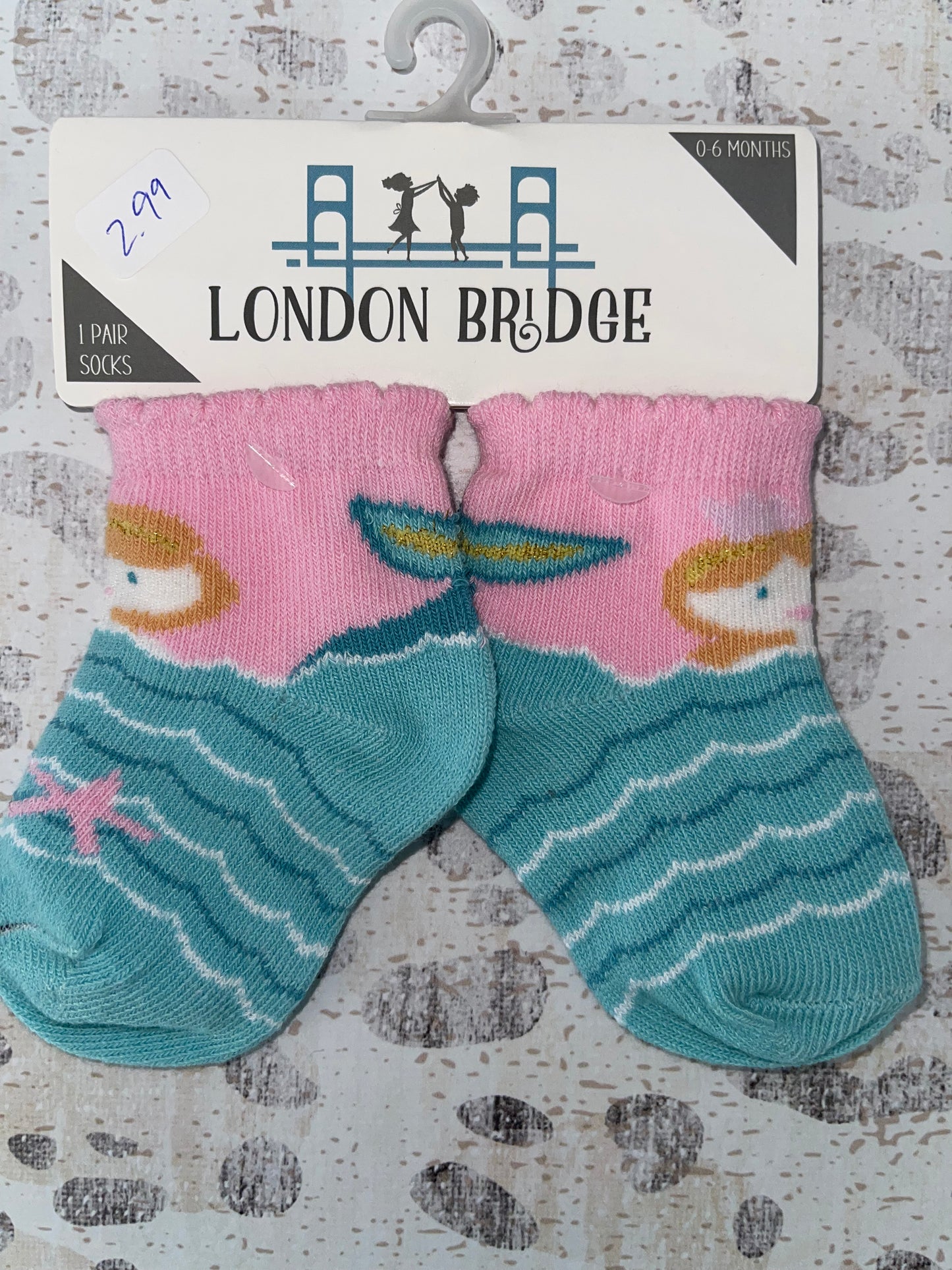 London Bridge Mermaid  Socks