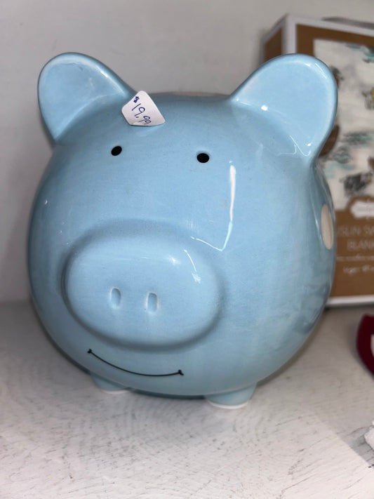 Blue Piggy Bank