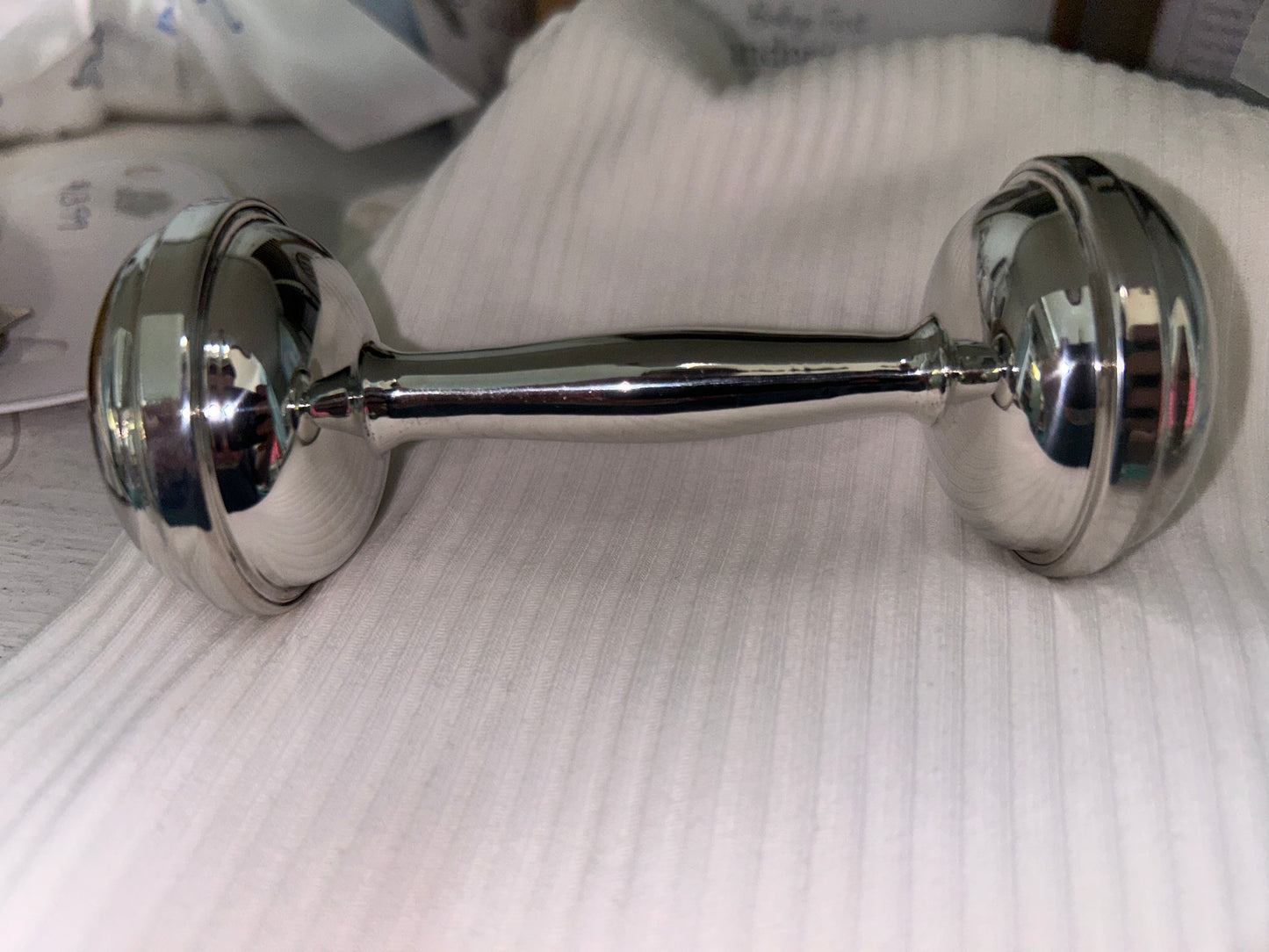 Silver Keepsake Rattle