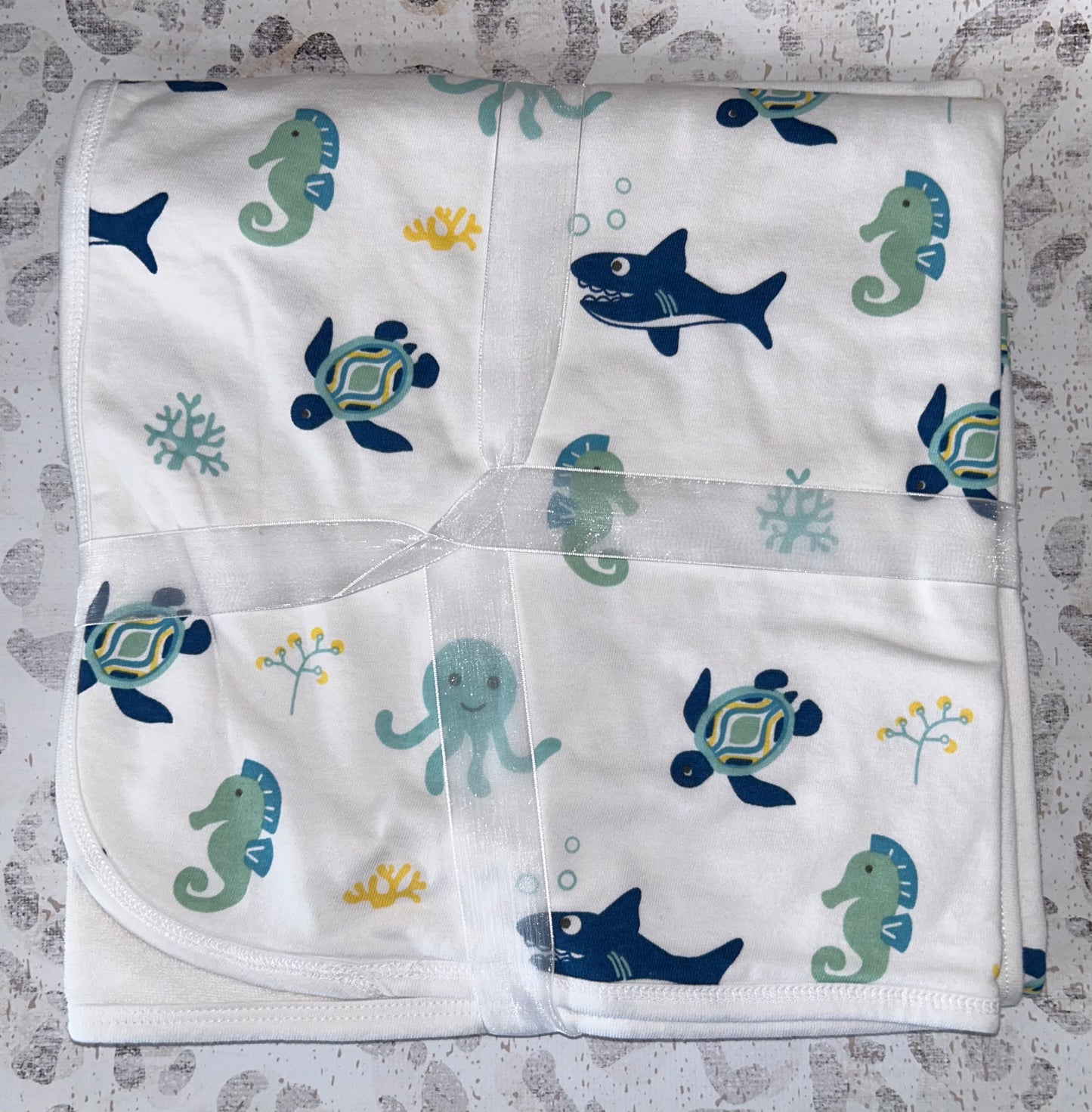 London Bridge Sea Life Hooded Towel