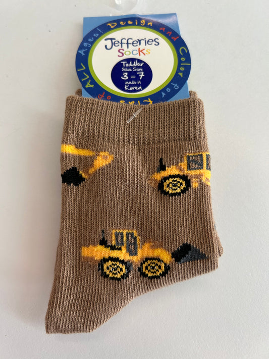 Jefferies Construction Print Socks