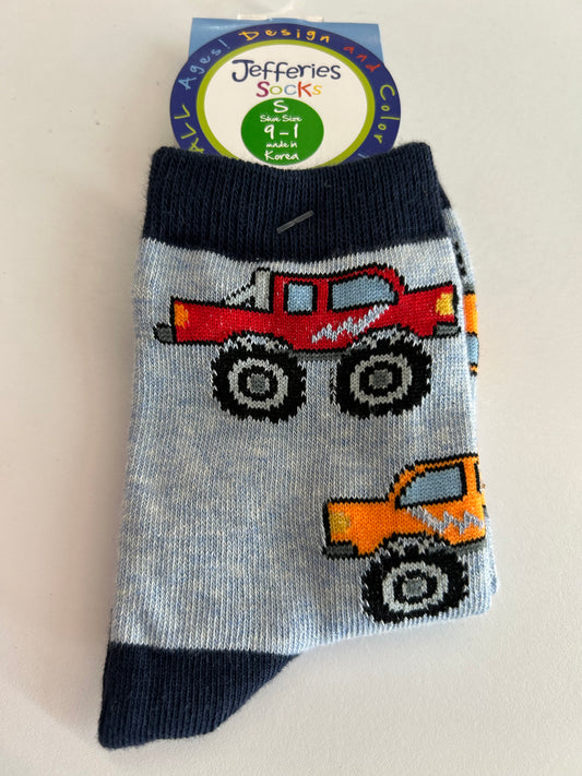 Jefferies Truck Print Socks