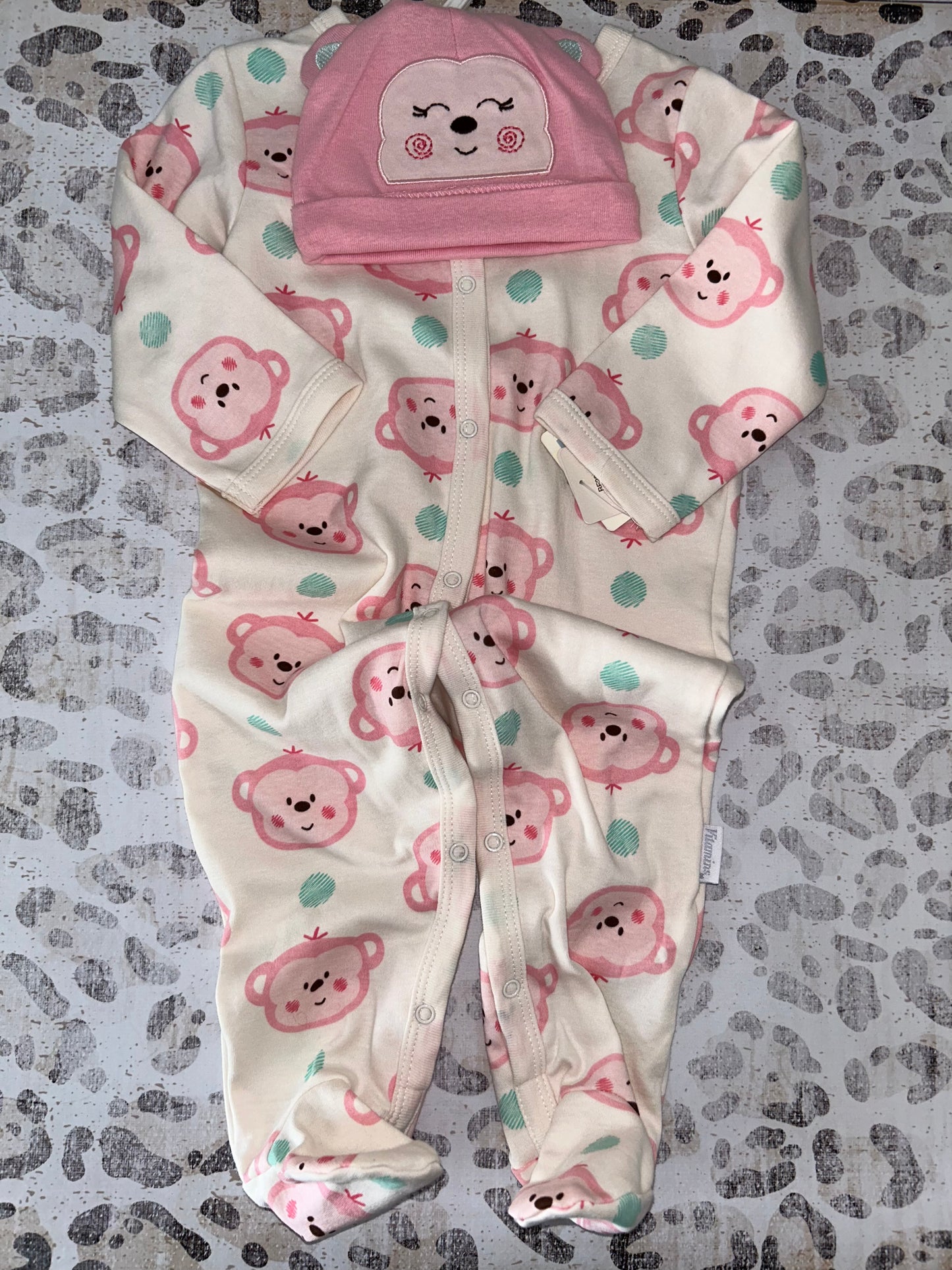 Vitamins Baby 2 Piece Monkey Set