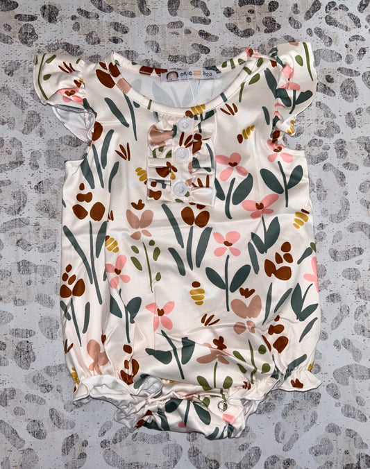 Okie & Lou Wild Flowers - Romper