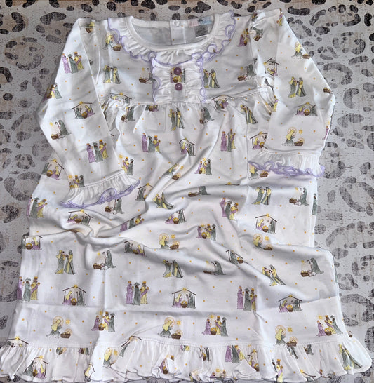 Baby Loren Nativity Pima Dress