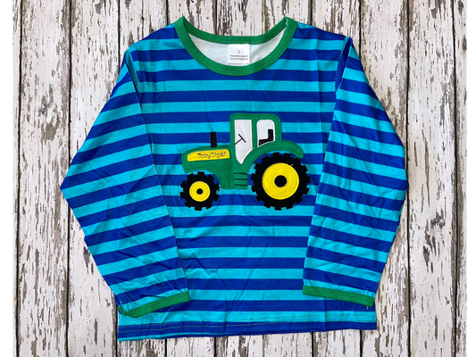 Limited Tractor Appliqué Long Sleeve Shirt