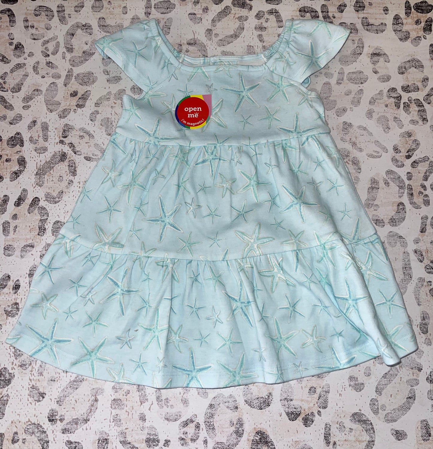 Magnetic Me Blue Starfish Dress with Bloomers