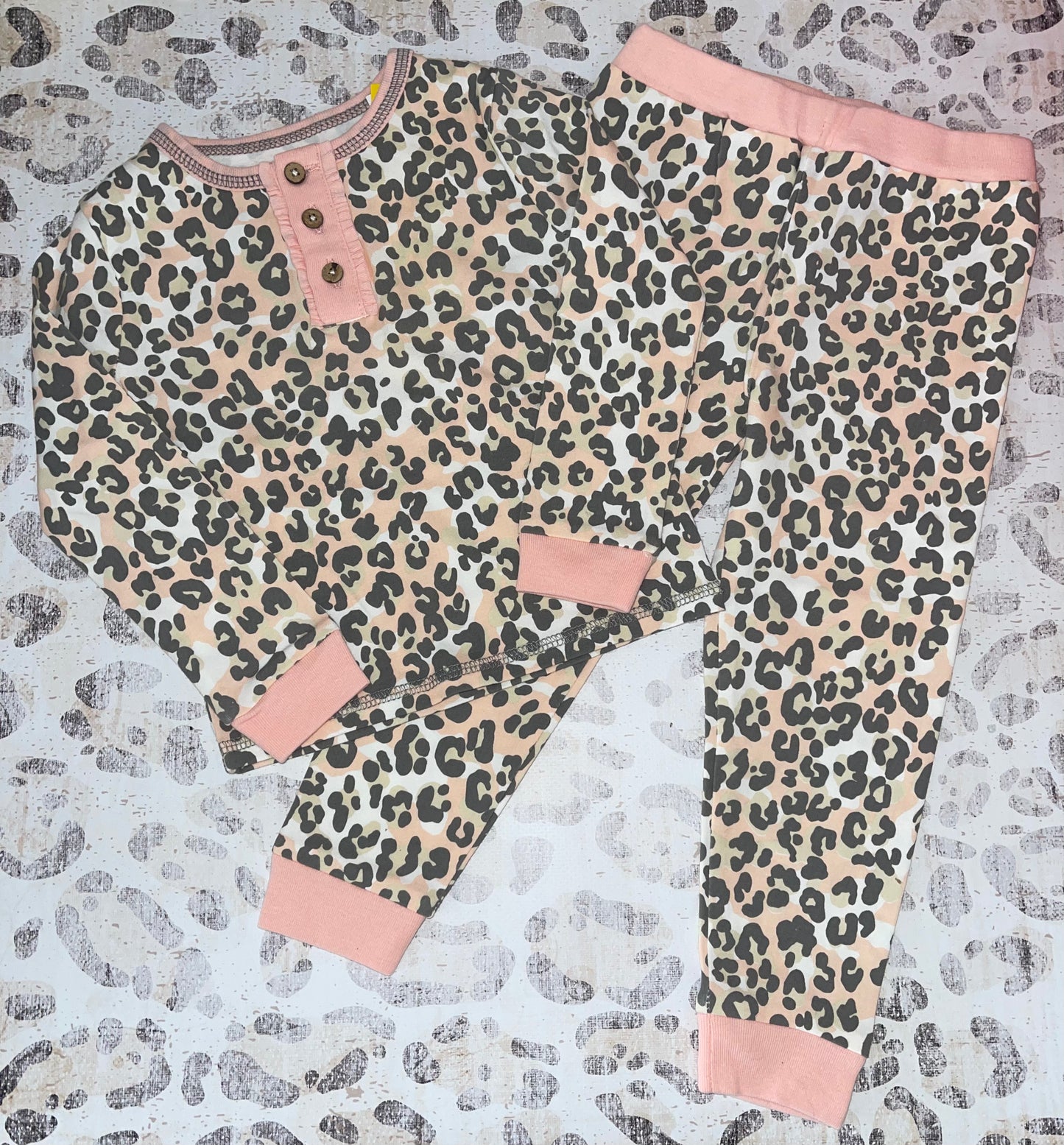 Mudpie Leopard Pajamas