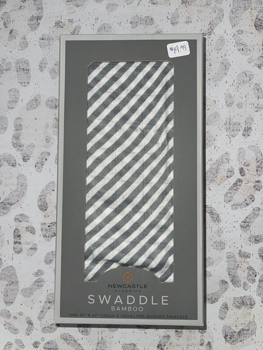 Newcastle Classics Finley Stripe Bamboo Swaddle Blanket