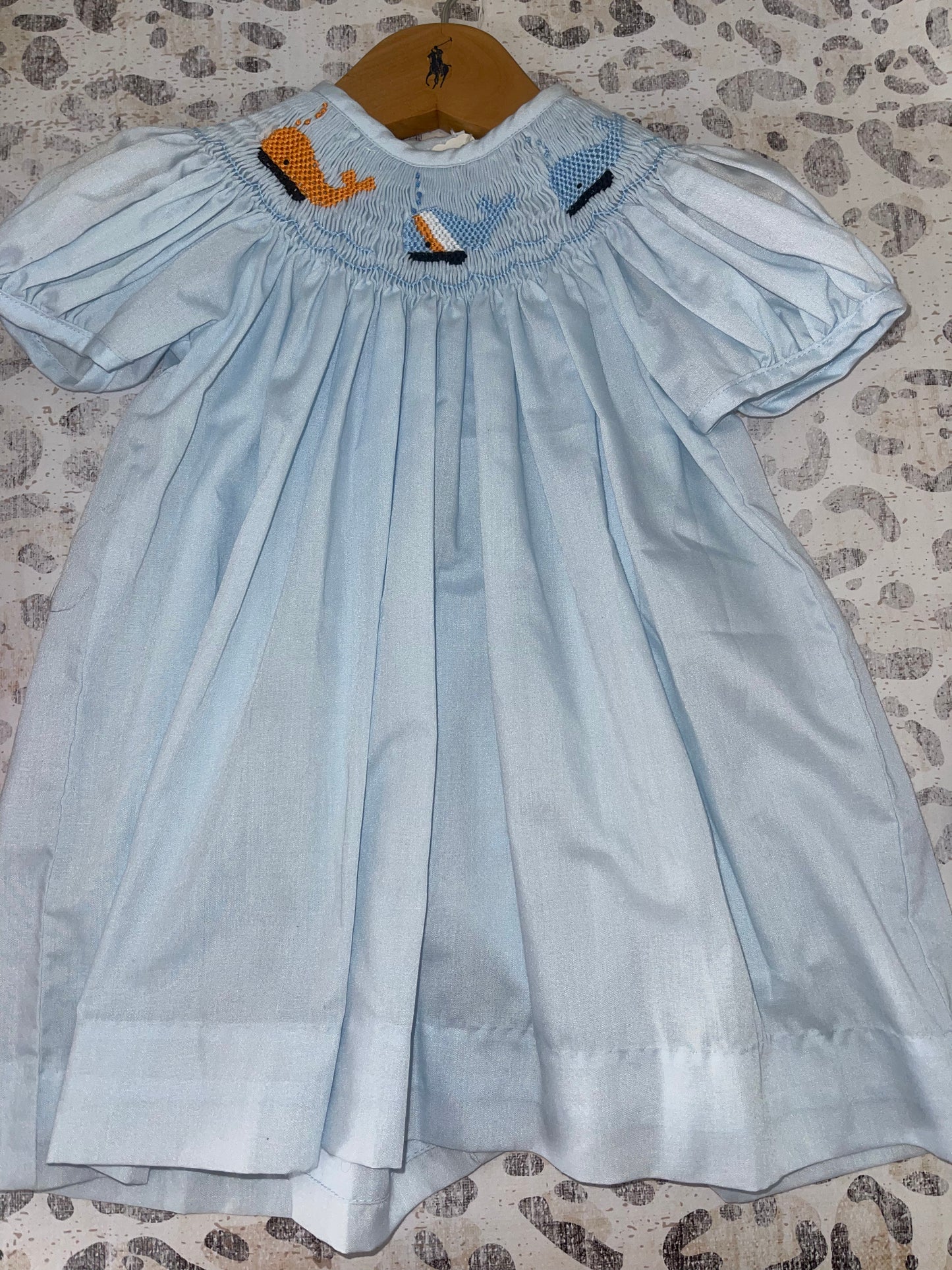 Carriage Boutique Whale Smocked Dress